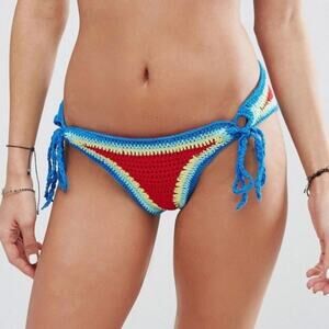 Hobie crochet swimsuit bathing suit bottoms L